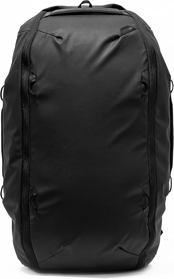 Peak Design Travel Duffelpack 45-65L, Black, Weatherproof Duffel Backpack