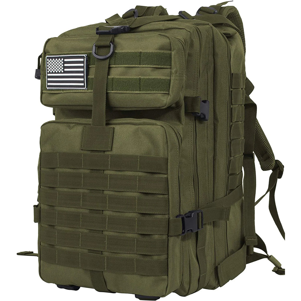 A 60L Army Military Tactical Backpack Men's Travel Large Capacity Rucksacks Men Waterproof Outdoor Sports Multi-functional Bags