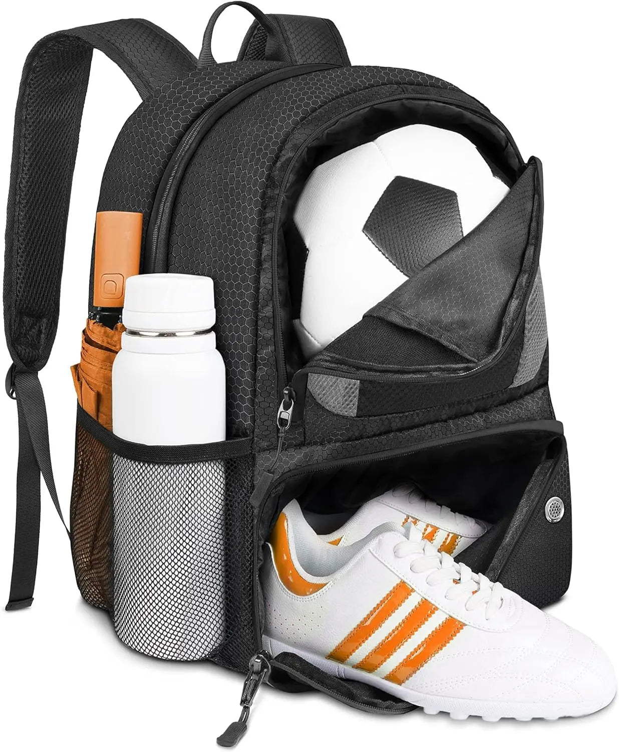 Backpack football bag, waterproof sports equipment bag, outdoor basketball volleyball bag, convenient and lightweight