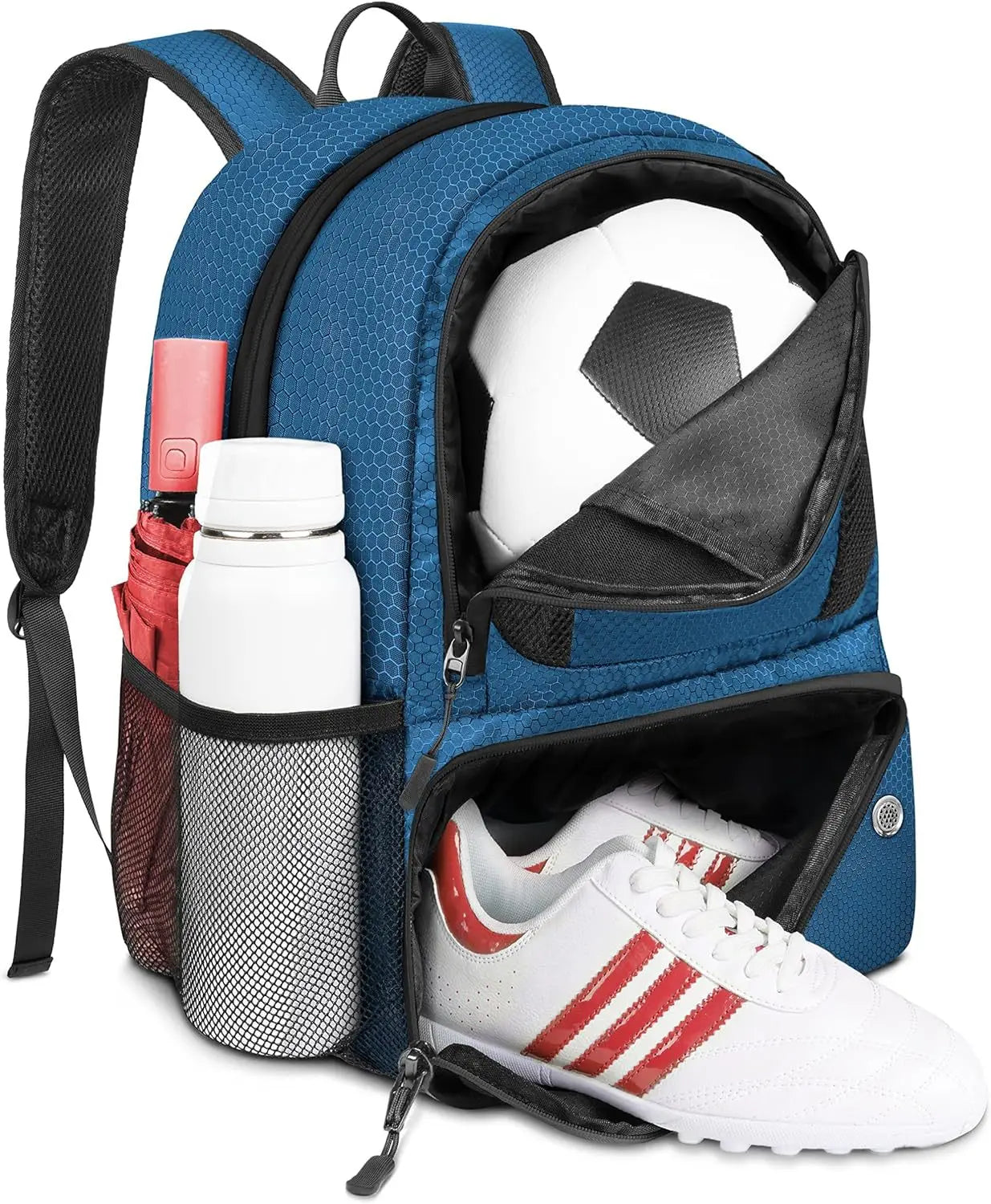 Backpack football bag, waterproof sports equipment bag, outdoor basketball volleyball bag, convenient and lightweight