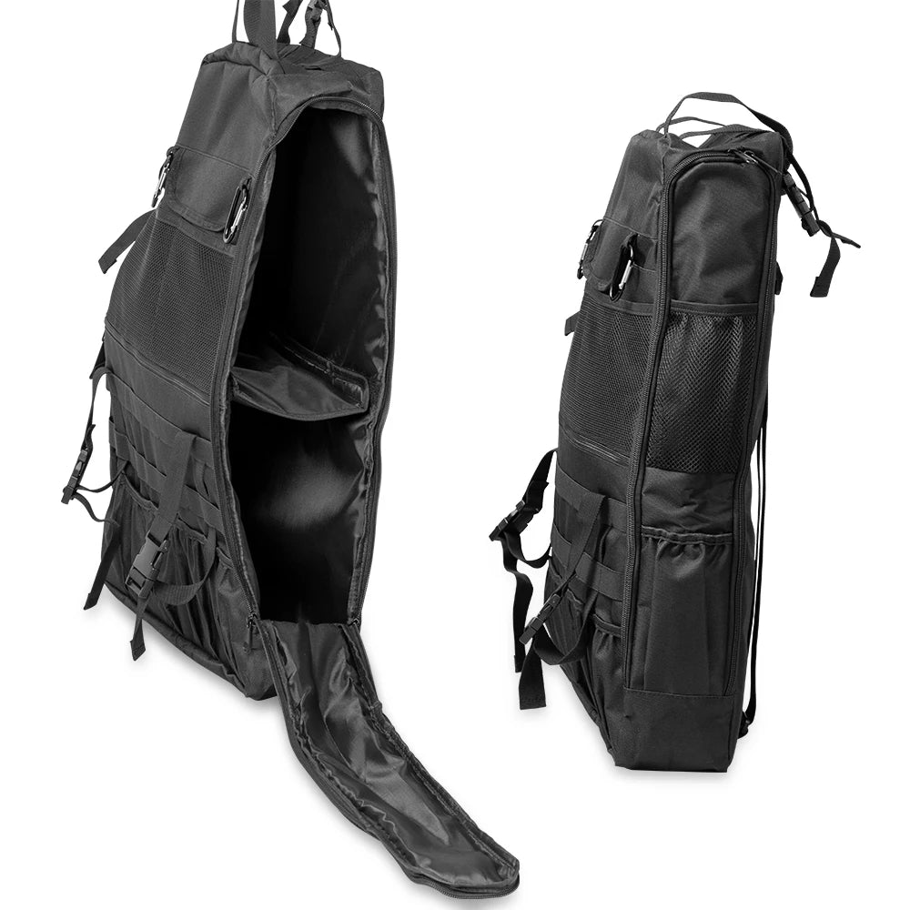 Cargo Saddle Bag For Wrangler JK JKU JL 4-Door Roll Bar Storage Bag Cage Multi-Pockets Organizers For Tool Storage Bags