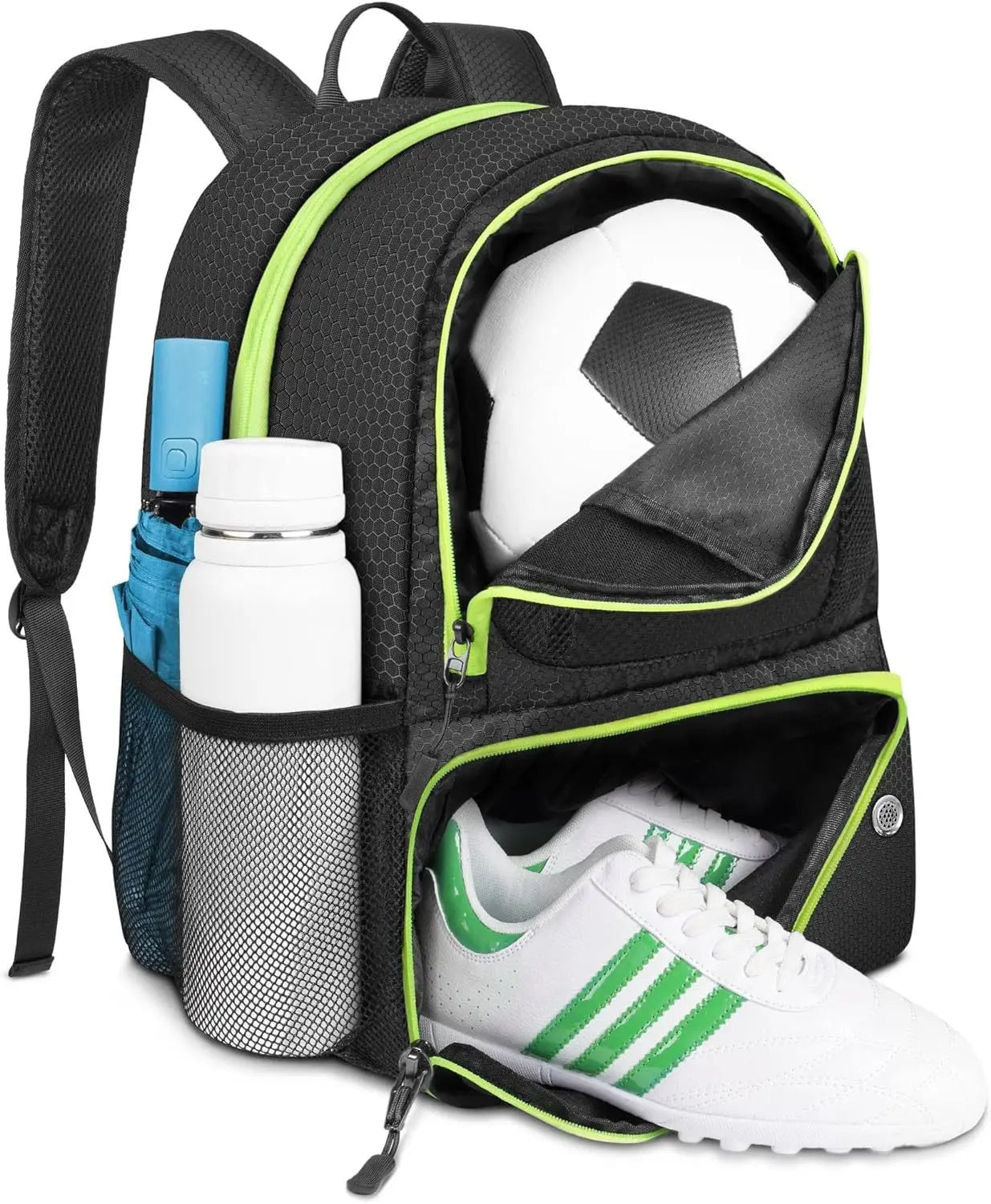 Backpack football bag, waterproof sports equipment bag, outdoor basketball volleyball bag, convenient and lightweight
