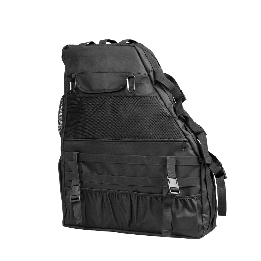 Cargo Saddle Bag For Wrangler JK JKU JL 4-Door Roll Bar Storage Bag Cage Multi-Pockets Organizers For Tool Storage Bags