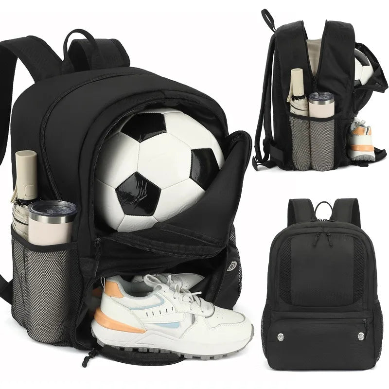 Backpack football bag, waterproof sports equipment bag, outdoor basketball volleyball bag, convenient and lightweight